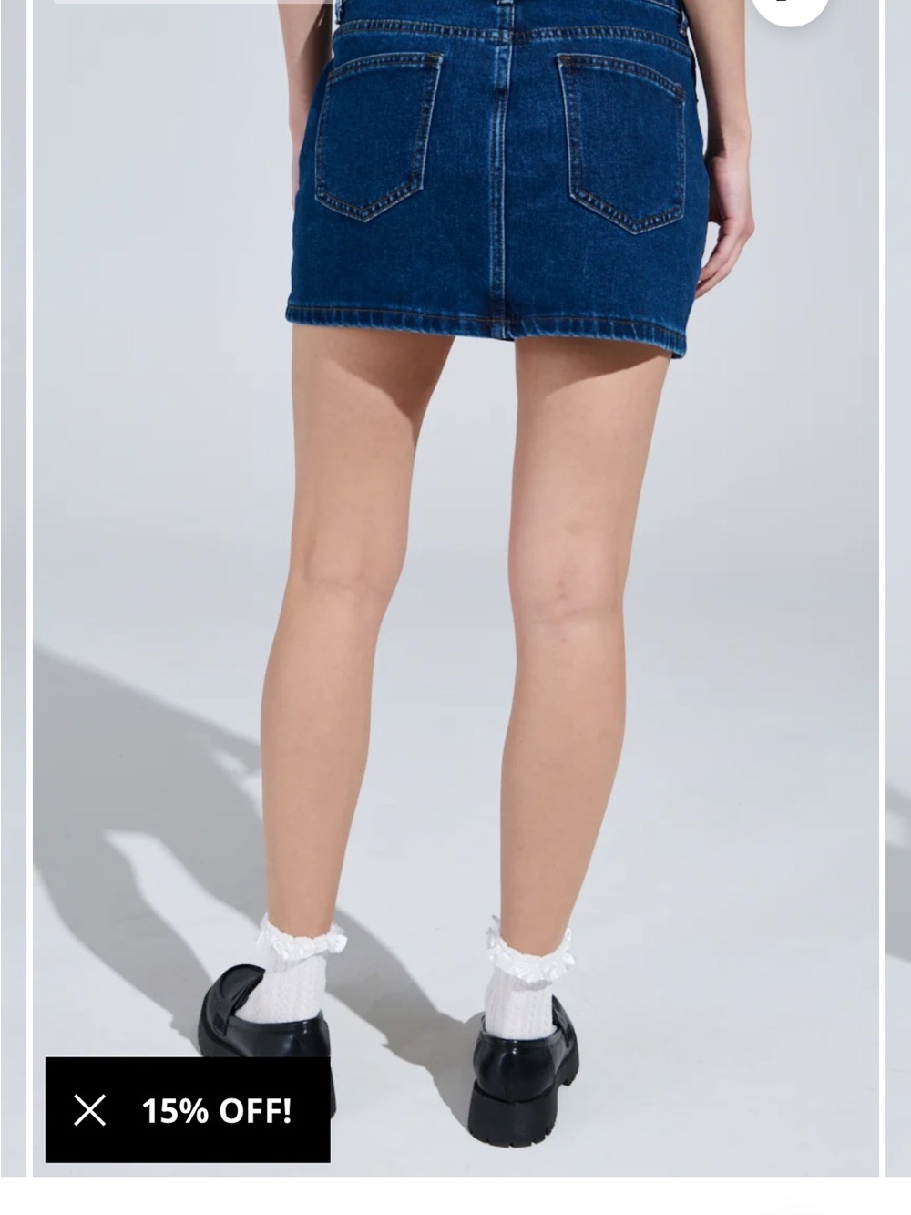 JOLENE DENIM MINI SKIRT